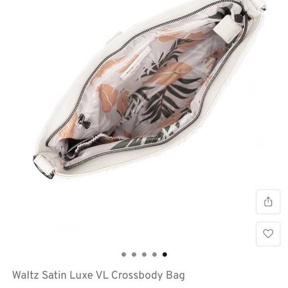 NWT Lug Waltz Quilted Crossbody Bag - Pebble Gray - Picture 8 of 16